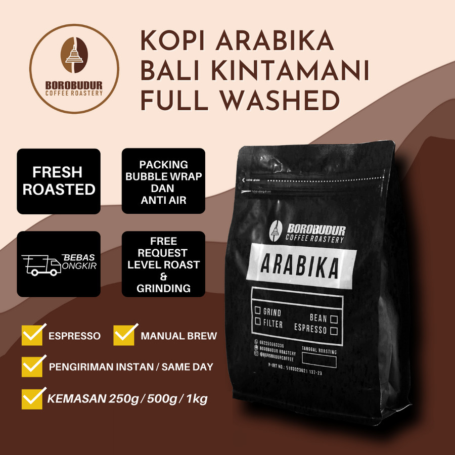 KOPI BALI KINTAMANI ARABICA SINGLE ORIGIN ROASTBEAN